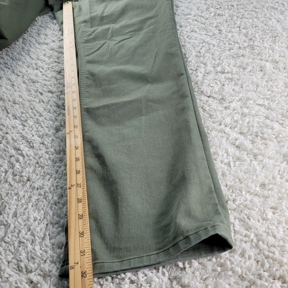 Marmot Pants Mens 38x32 Green Cotton Polyester Stretch Chino Straight Leg Casual